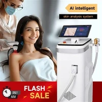 755 808 1064 kaupallinen laserkarvanpoisto ja nd Yag 2in1 -kone